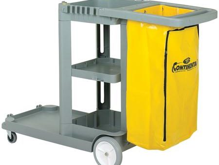 Continental Janitor Carts-Gray on Sale