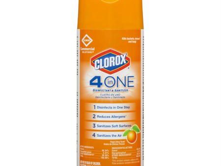 Clorox 4 in One Disinfectant & Sanitizer(14 oz.) Sale