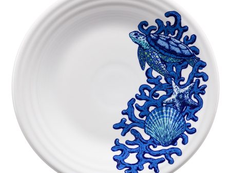 Coastal Turtle Classic Rim 9 Inch Luncheon Plate on Sale