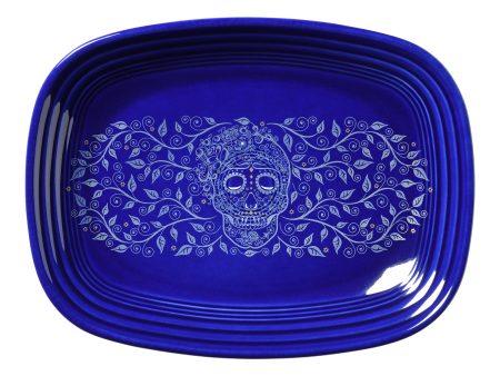 SKULL AND VINE TWILIGHT 12 Inch Large Rectangular Platter Hot on Sale