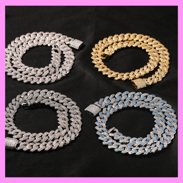 【2-26#】Cuban bracelet for female daily business party Supply