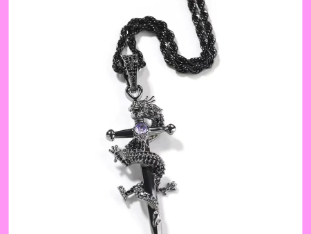 【3-20#】dragon necklace for Female Birthday Daily Online now