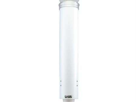 San Jamar Classic Small Pull-Type Water Cup Dispenser-White Online