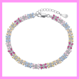 【2-43.8#】Rainbow Bee  Bracelet  for female fashion daily engagement wedding anniversary birthday present Fashion