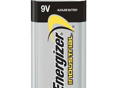 Energizer Industrial Alkaline 9 Volt Battery(12 per pack) For Sale