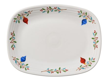 Fiesta Nutcracker 12 Inch Large Rectangular Platter Fashion