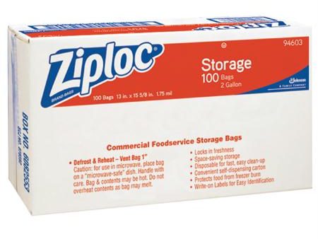 Ziploc Brand Resealable Storage Bags(2 Gal.) For Discount