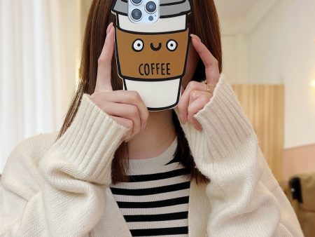 [3-5]Applicable Apple 16pro cute coffee cup phone case iPhone15 14 13 12proma x three-dimensional phone case Online Hot Sale