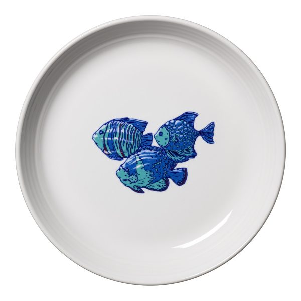 Coastal Fish Coupe 8 1 2 Inch Luncheon Bowl 26 OZ For Discount