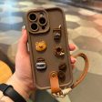 [2-3]Suitable for samsung s24ultra cell phone case s24 three-dimensional bear full package s23 hand lanyard coffee sweetheart smiley face Hot on Sale