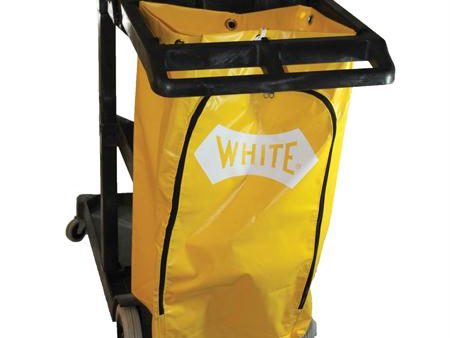 Impact Janitor s Cart w-25 Gal. Blue Vinyl Bag on Sale