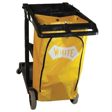 Impact Janitor s Cart w-25 Gal. Blue Vinyl Bag on Sale