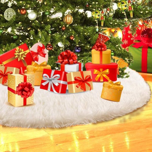 White Christmas Tree Skirt Online Sale