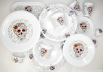 SKULL AND VINE Sugar 11 7 8 Inch Oblong Serving Platter Online now