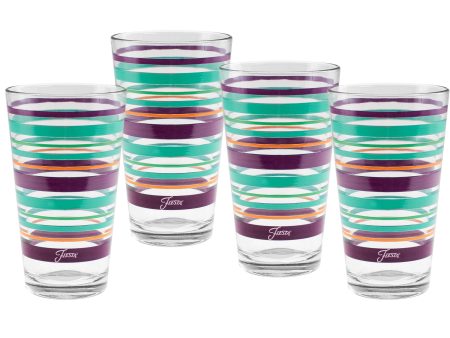 16 oz. Fiesta® Desert Sunset Stripes Cooler – Set of 4 Online Hot Sale