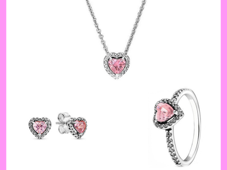 【4-10#】Radiant Heart Set  for female daily dates gatherings  birthday gifts anniversary gifts Sale