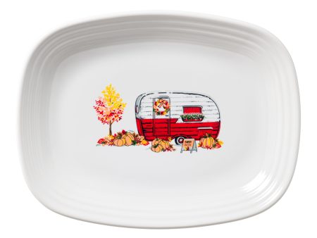 Trailer Harvest 12 Inch Large Rectangular Platter For Cheap