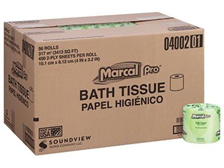 Marcal Pro Single Roll 2 Ply Bath Tissue(4  x 3.2 ) on Sale