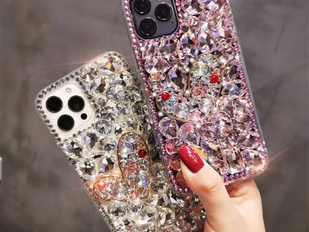 [1-3]  Two shining glitter bling bling cases Mobile phone case  Creative DIY mobile phone cases Unleash your personal style! Hot on Sale