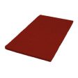 Rectangular Maroon Thin Line Conditioning Pads-Maroon(14  x 20 ) Hot on Sale