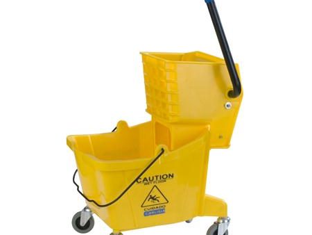 Carlisle Mop Bucket-Wringer Combo-Yellow Online Hot Sale