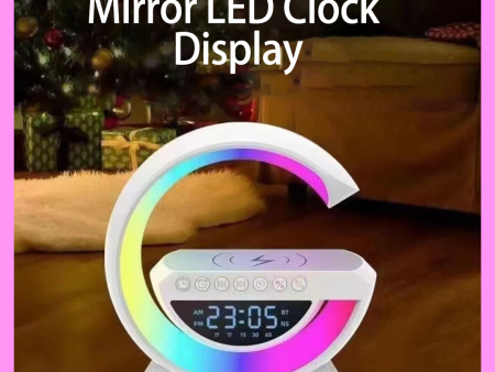 11-02 Multifunctional Night Light: Bluetooth Speaker + Wireless Charging + Clock + Alarm Clock Hot on Sale