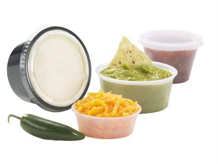 Fabri-Kal Portion Cups-Clear(Lid for 1-2 oz. to 1 oz.) Supply