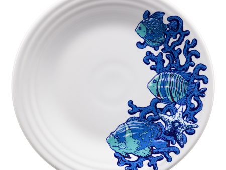 Coastal Fish Classic Rim 9 Inch Luncheon Plate Cheap