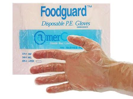 Professional Choice Polyethylene Food Handler Gloves(XL) Sale