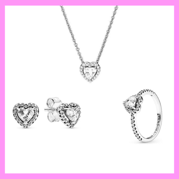 【4-10#】Radiant Heart Set  for female daily dates gatherings  birthday gifts anniversary gifts Sale