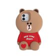 [2-5]Cartoon Bear Case for Samsung S23 Ultra S21 Series - Protective Case Hot on Sale