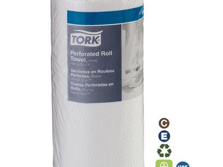 SCA Tork Advanced 2-Ply Perforated Towel Roll-White(120 ct.) For Discount