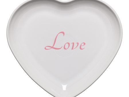 Love 9 Inch Heart Shaped Plate Online now