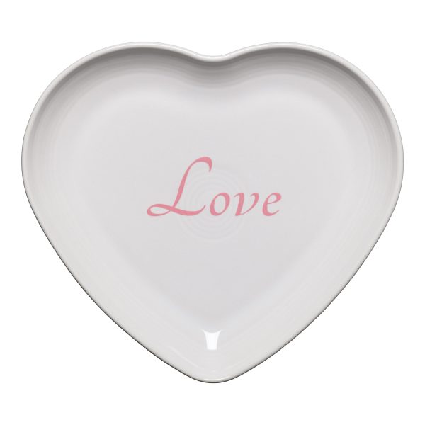 Love 9 Inch Heart Shaped Plate Online now