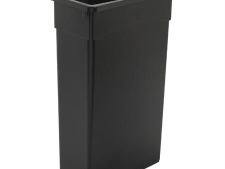 Continental Wall Hugger 23 Gal. Receptacles-Grey For Discount