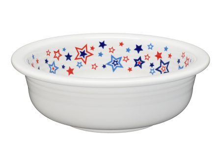 Americana Stars Classic Rim 8 1 4 Inch Large Serving Bowl 40 OZ Supply