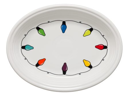 Fiesta® Lights 11 5 8 Inch Medium Oval Serving Platter Online Sale