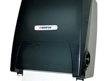 Merfin Hands-Free Roll Towel Dispenser-Smoke Gray Online