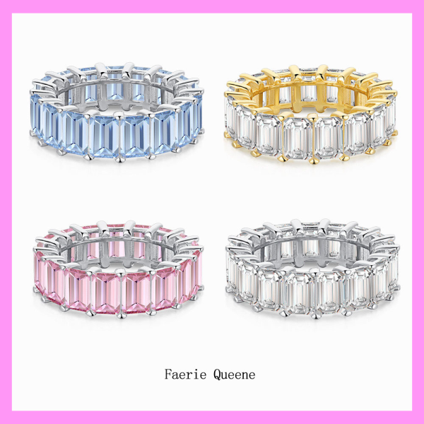 【1-01.34#】Wide Band Ring for female fashion daily engagement wedding anniversary birthday present Sale