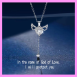 【3-39#】Angel Heart  Necklace for beautiful female elegant anniversary birthday meaningful daily Online Sale