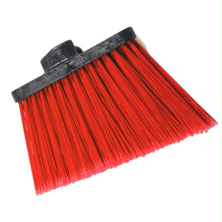 Carlisle Duo-Sweep Head Only Angle Broom w-12  Flare-Red(8 , Head Only) on Sale