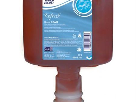 deb stoko Refresh Rose FOAM Hand Wash(1.2 L TF) Cheap