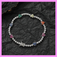 【2-43.14#】 Rainbow Heart Bracelet for female fashion daily engagement wedding anniversary birthday present Sale