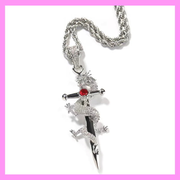 【3-20#】dragon necklace for Female Birthday Daily Online now