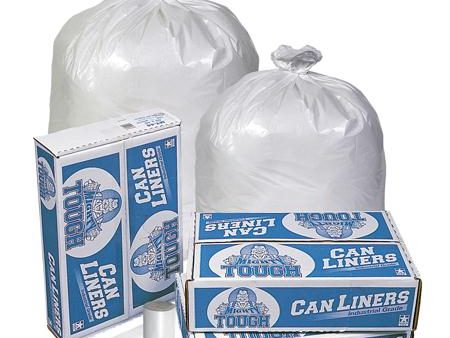 Pitt Plastics Mighty Tough White Coreless Roll Liner(30 x 36) Hot on Sale