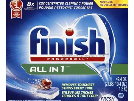 FINISH ALL in 1 Power Ball Tabs Rinse Agent(60 ct.) Online now