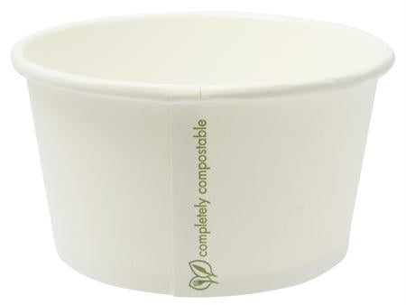 Berkley Square Vegware Compostable Soup Containers(Lid Fits 12 to 32 oz.) For Sale