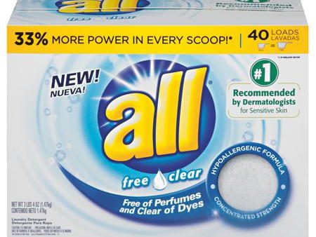 all Free & Clear Powder Laundry Detergent(52 oz.) For Sale