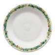 Christmas Tree on White Classic Rim 10 1 2 Inch Dinner Plate Cheap