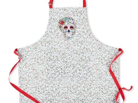 SKULL AND VINE SUGAR Apron Cheap